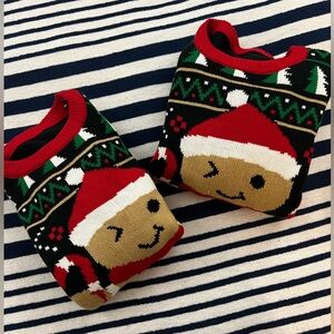 Pair of Matching Holiday Sweaters